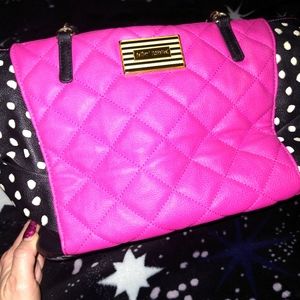 Like New Hot Pink Betsey Johnson Purse